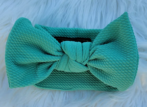 Turquoise Headwrap Bow