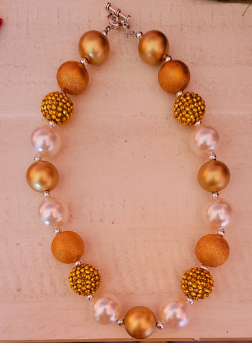 Gold Bubblegum Necklace