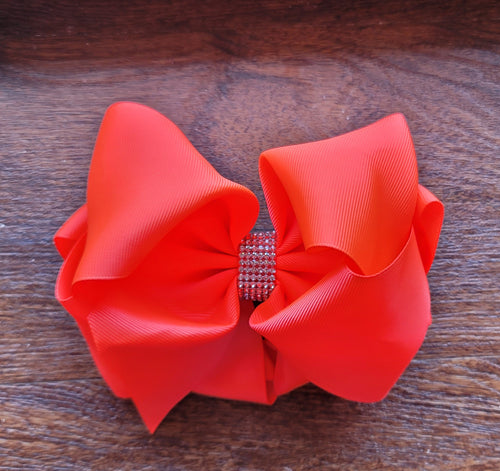 Neon Orange Bow