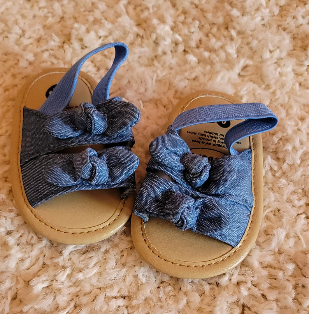 BABY Denim Bow Sandals