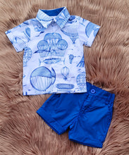 Load image into Gallery viewer, Hot Air Balloon Shorts Set