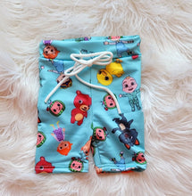 Load image into Gallery viewer, Cocomelon Swim Trunks