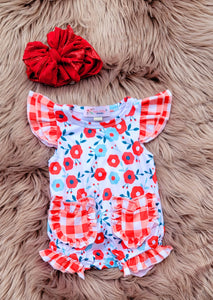 Red Poppy Onesie