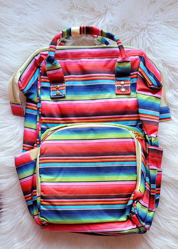 Serape Backpack Diaper Bag