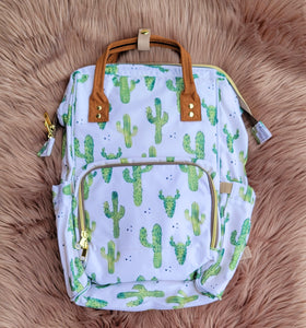 Cactus Diaper Bag