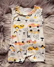 Load image into Gallery viewer, Retro Racer Romper