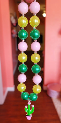 Cactus Bubblegum Necklace