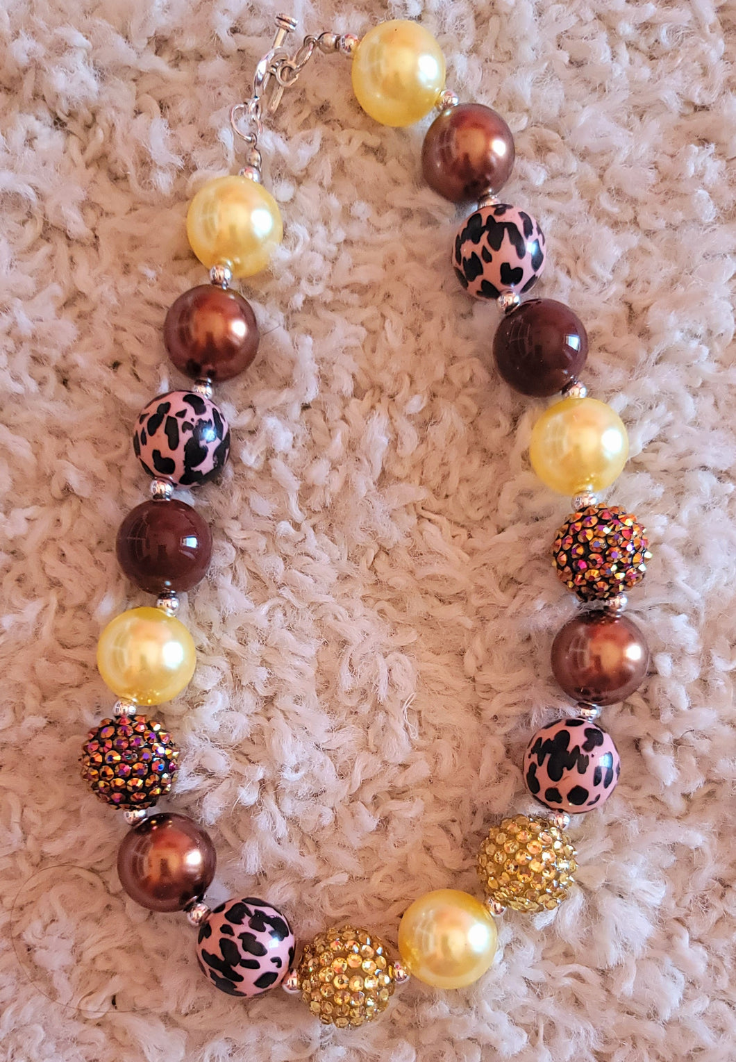 Brown Leopard Necklace