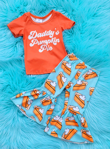 Daddy's Pumpkin Pie Bell Bottom Set