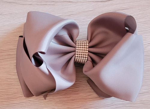 Metal Gray Bow