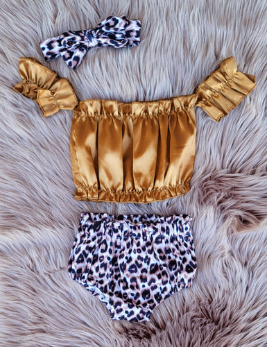 Leopard Bloomer Set