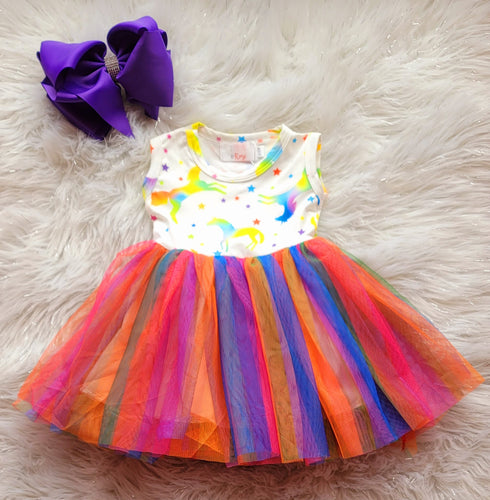 Unicorn Tank Tutu Dress