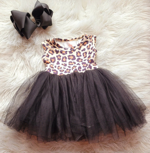 Leopard Tank Tutu Dress