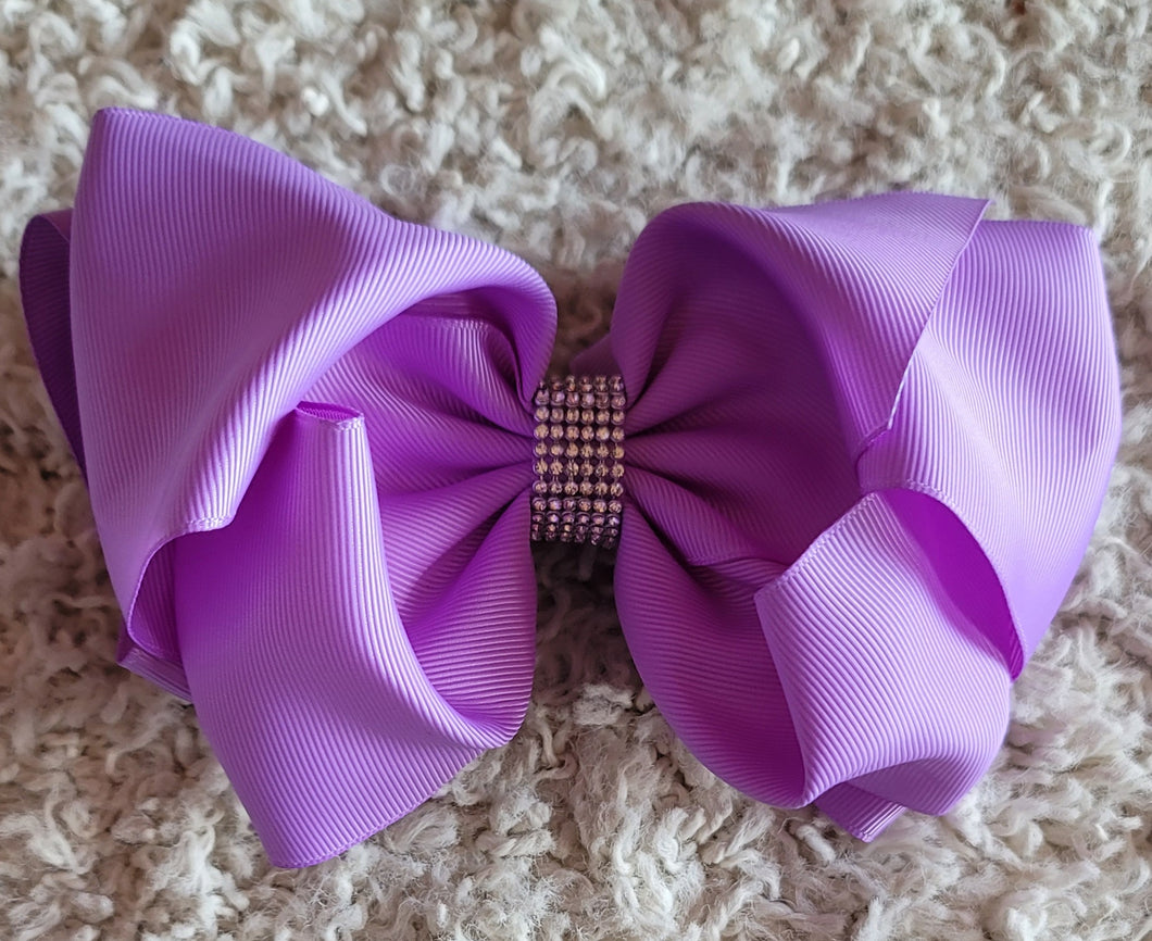 Hyacinth Purple Bow