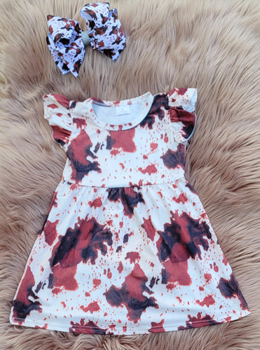 Cow Hide Dress