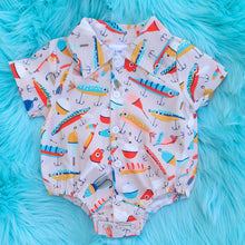 Load image into Gallery viewer, Fishing Lure Onesie