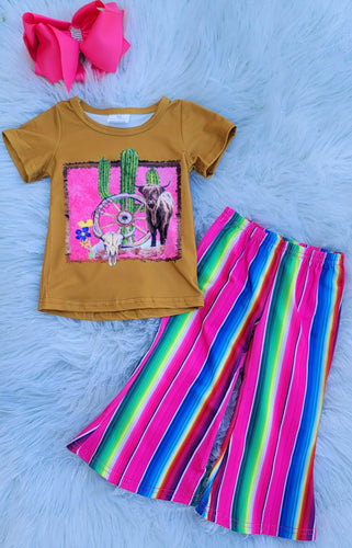 Serape Flare Pants Set