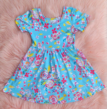 Load image into Gallery viewer, Preppy Floral Dress