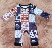 Load image into Gallery viewer, Cows Romper