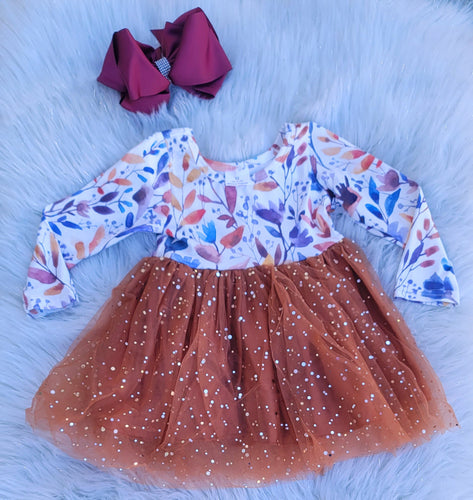 Fall Sparkle Tutu Dress