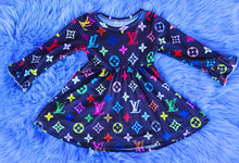 Load image into Gallery viewer, Colorful Diva Girl Dress