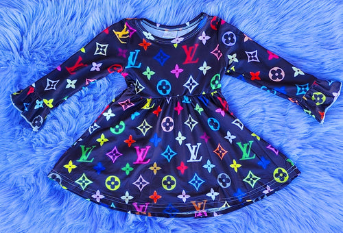 Colorful Diva Girl Dress