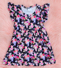 Load image into Gallery viewer, Floral Skull Dress