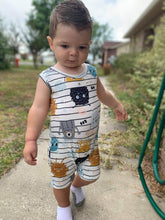 Load image into Gallery viewer, Little Monsters Romper